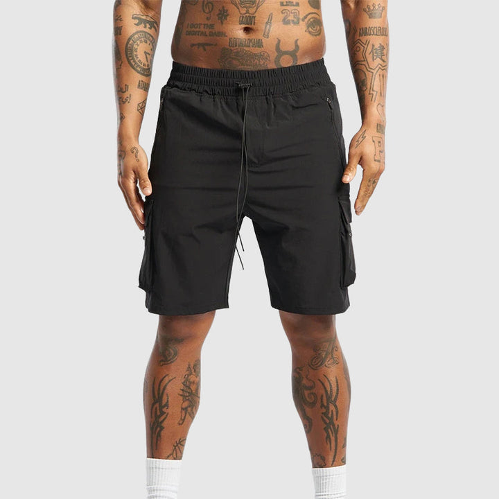 Axel | Men's Zip Pocket Cargo Shorts with Drawstring