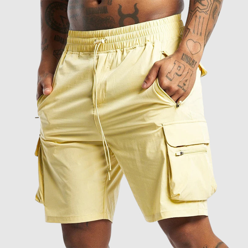 Axel | Men's Zip Pocket Cargo Shorts with Drawstring