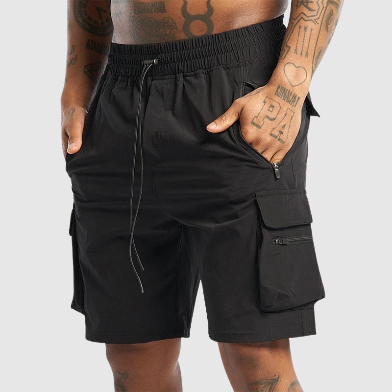 Axel | Men's Zip Pocket Cargo Shorts with Drawstring