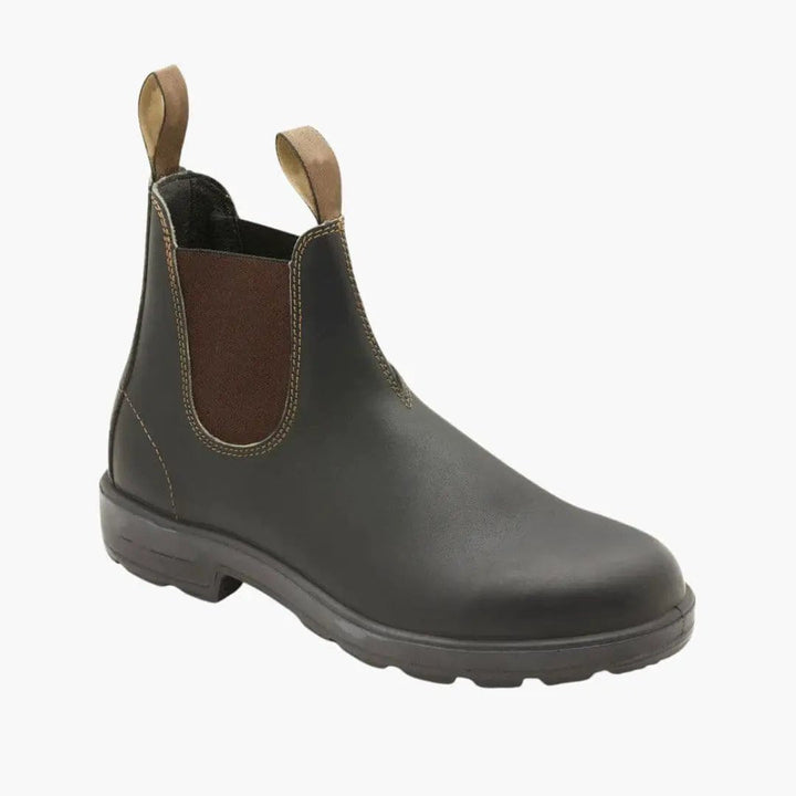 Wilfred | Rugged Leather Elastic Panel Chelsea Boots