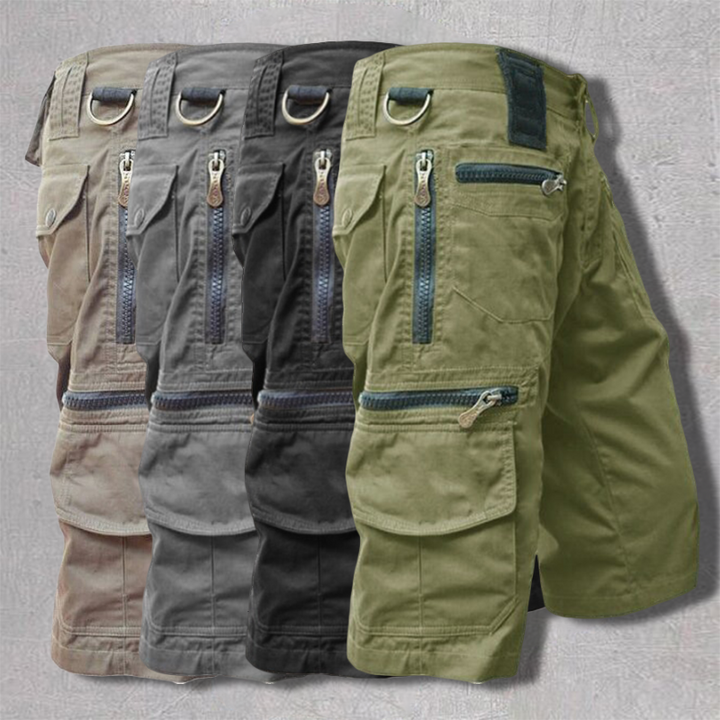 Maverick | Men's Multi-Zip Utility Cargo Shorts