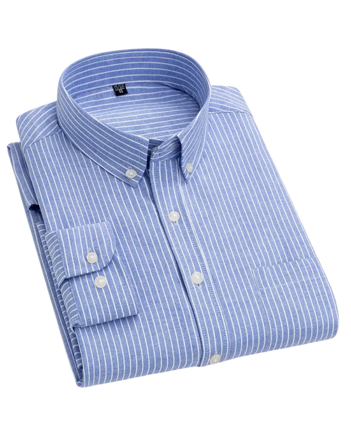 Lucas | Striped Oxford Button-Down Shirt