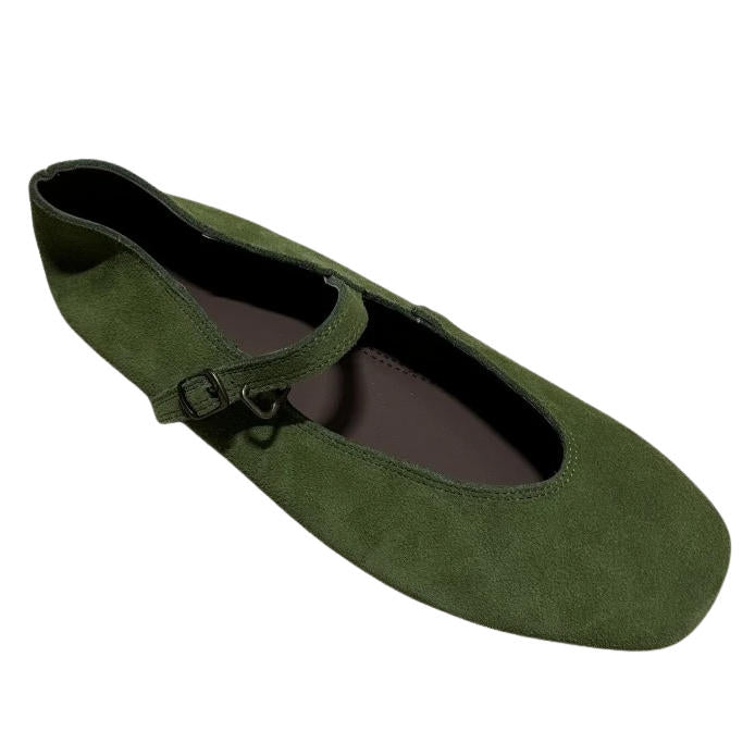 Tovah | Suede Square-Toe Mary Jane Orthopedic Flats for Women
