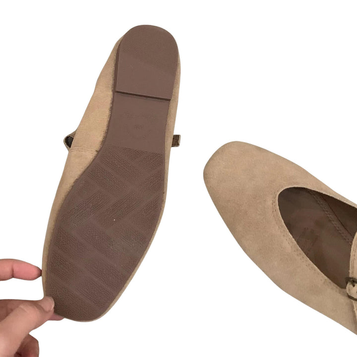 Tovah | Suede Square-Toe Mary Jane Orthopedic Flats for Women