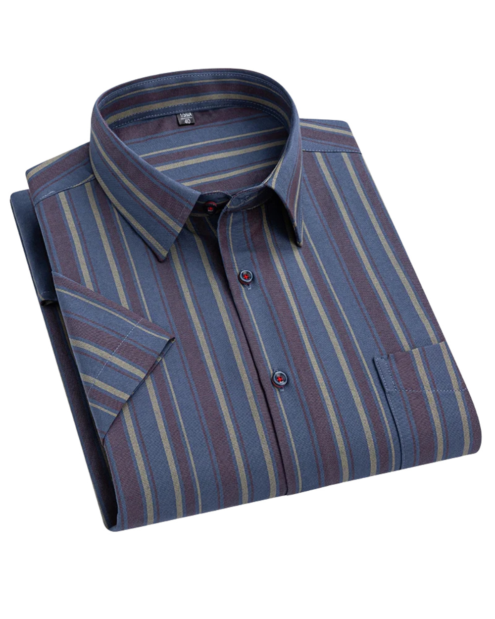 Caleb | Striped Oxford Button-Down Shirt