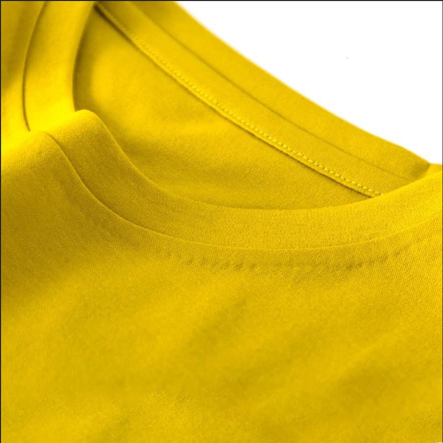 Minimalist | Fitted Crew Neck Plain Cotton Womens T Shirt