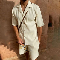 Riviera | Men's Ribbed Resort Co-ord Set