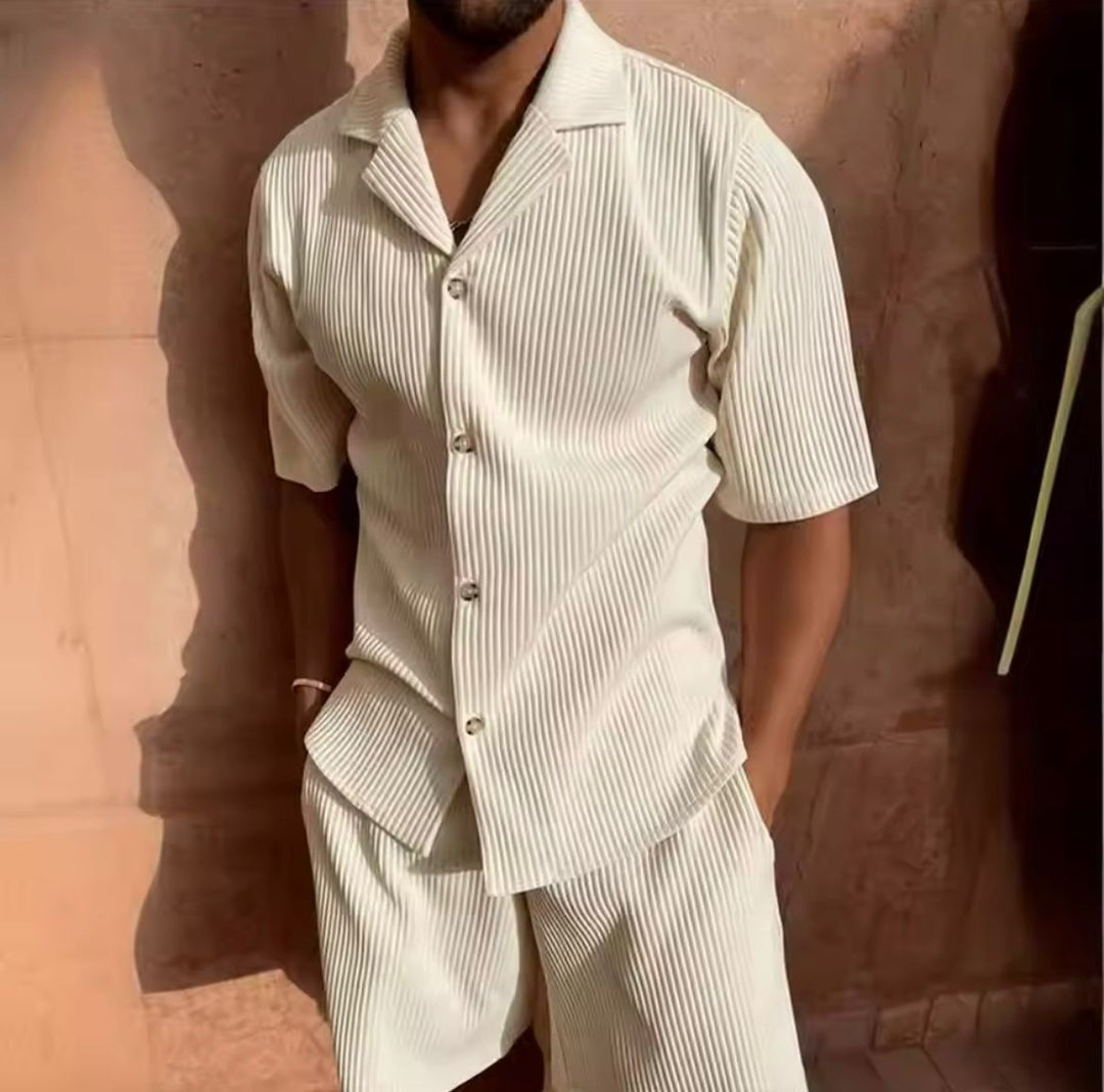 Riviera | Men's Ribbed Resort Co-ord Set