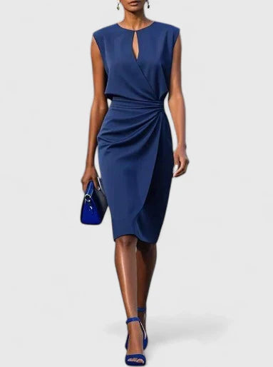 Sienna | Elegant Draped Wedding Guest Dress