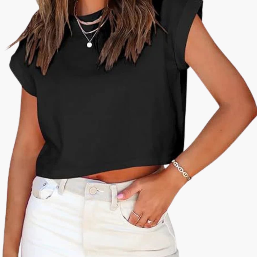 Nora | Casual Sleeveless Crop Top