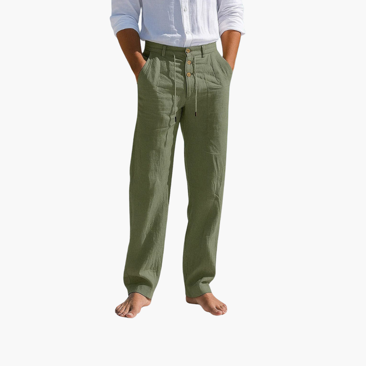 Felix | Men's Pleated Linen Pant