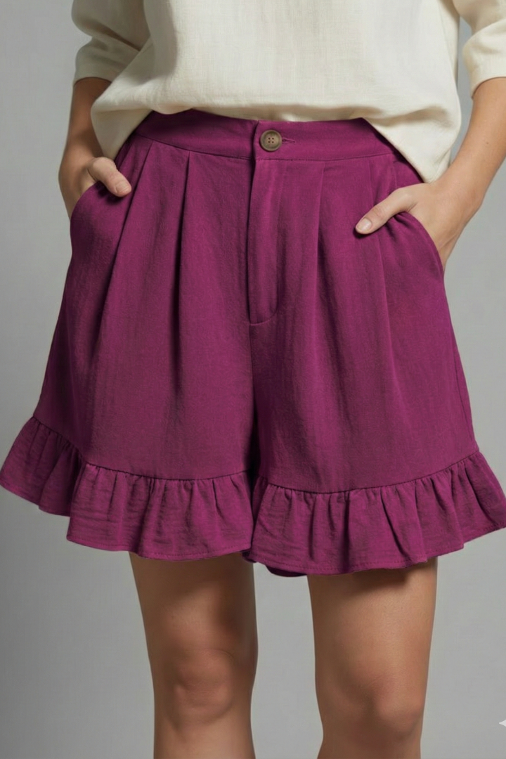 Ella | Flowy High Waisted Shorts