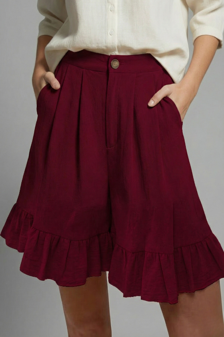 Ella | Flowy High Waisted Shorts