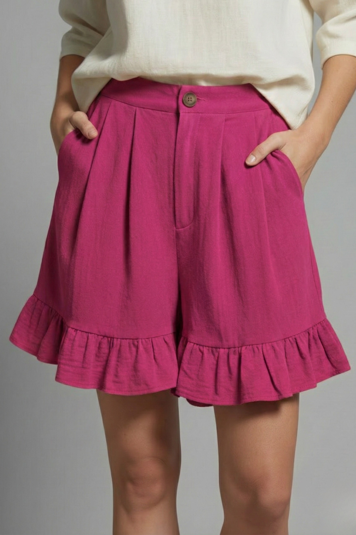 Ella | Flowy High Waisted Shorts