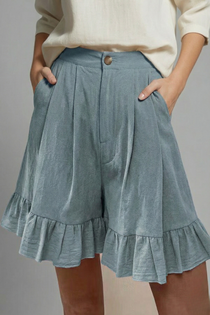 Ella | Flowy High Waisted Shorts