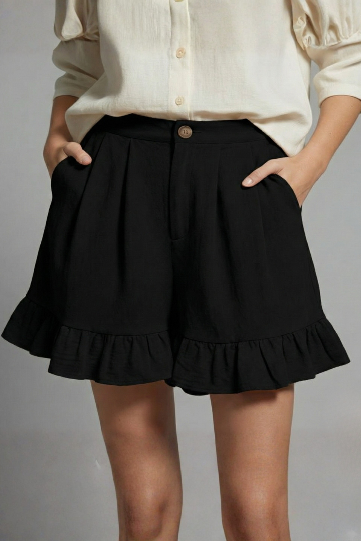 Ella | Flowy High Waisted Shorts