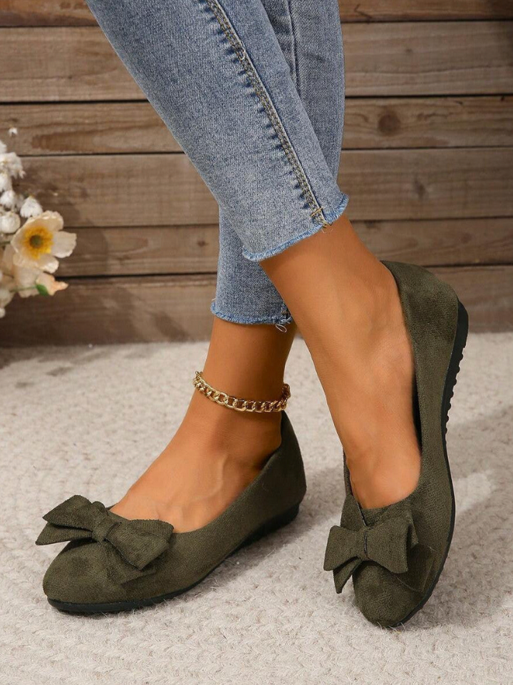 Amélie | Orthopedic Bow Detail Flats