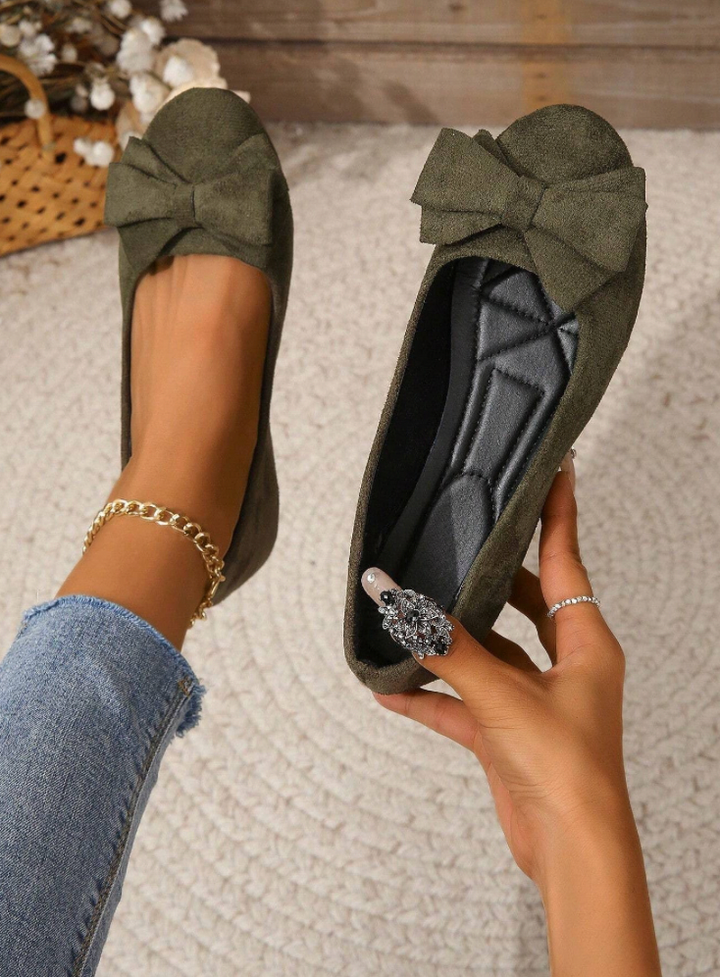 Amélie | Orthopedic Bow Detail Flats