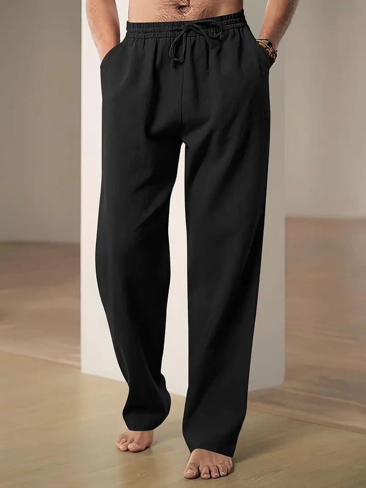Matteo | Men's Straight Leg Linen Pants