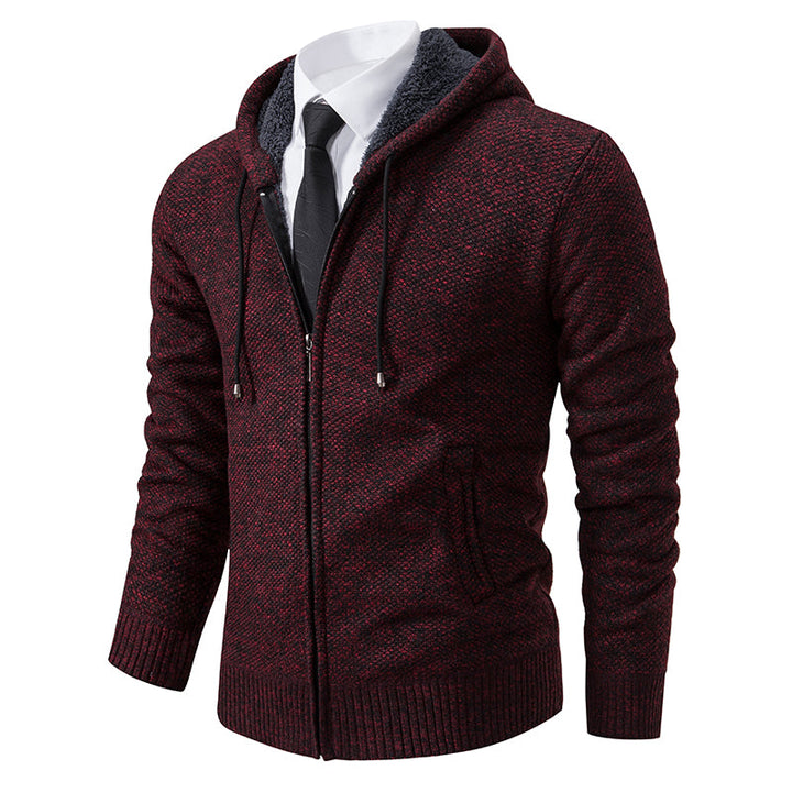 Greystone | Fleece Lined Hooded Zip-Up Men's Cardigan