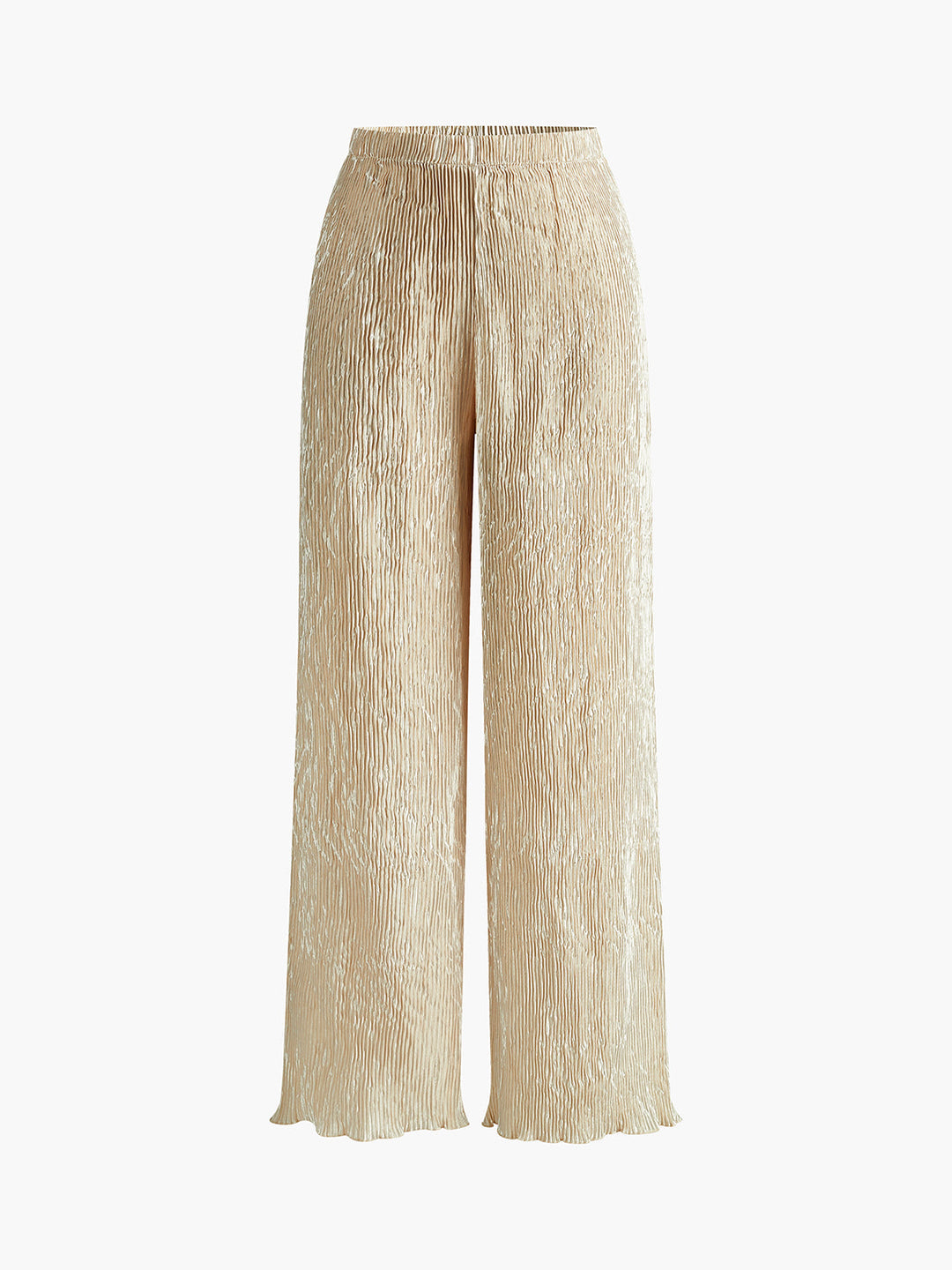Celara | Textured Halter Neck Crop Top and Wide Leg Trouser Co-ord Set