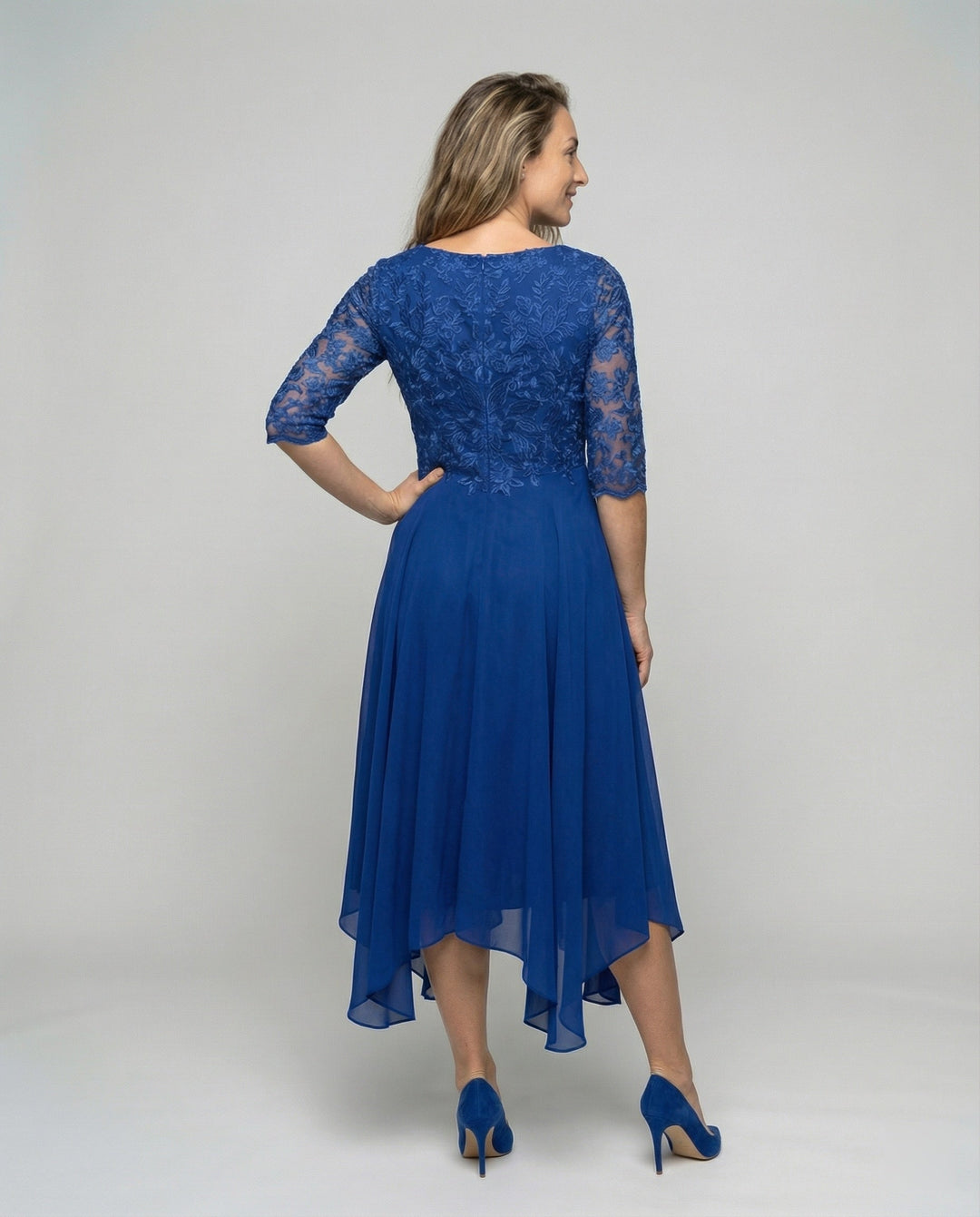 Serena | Lace Bodice Wedding Guest Dress
