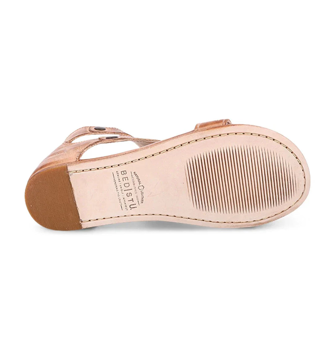 Soto | Cutout Stud Detail Back Zip Leather Womens Sandals