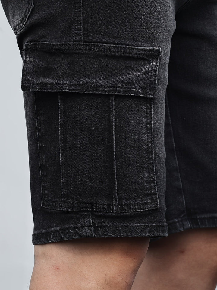 Decker | Men's Denim Cargo Shorts with Flap Pocket