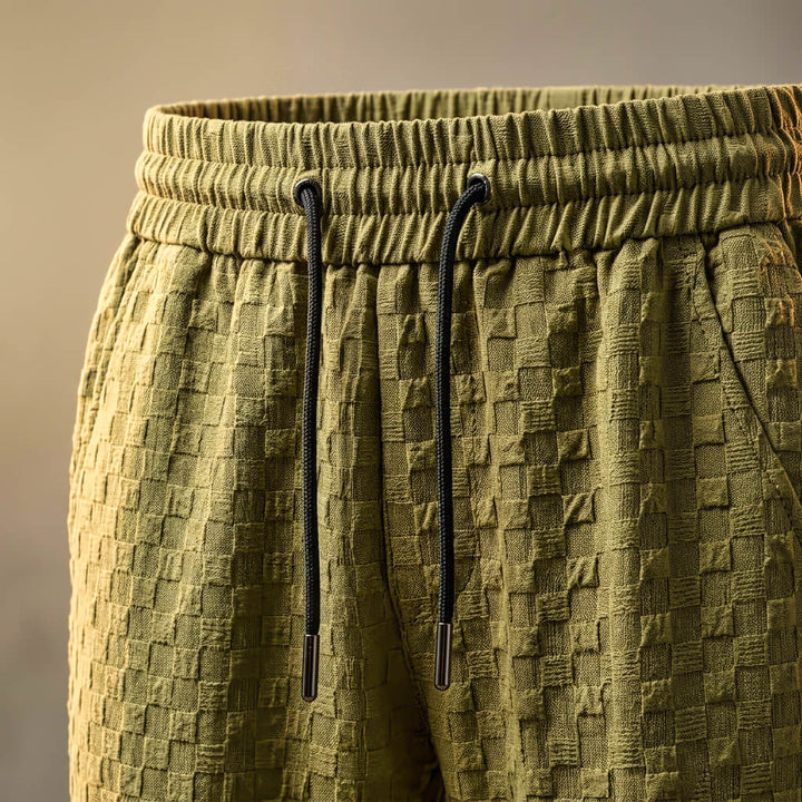 Havana | Men's Woven Texture Shawl Collar Co-ord Set