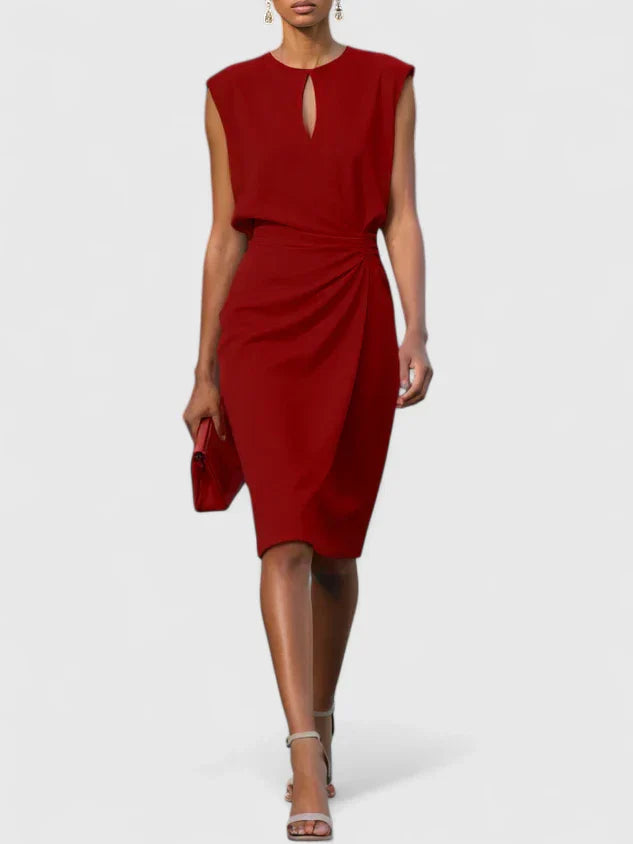 Sienna | Elegant Draped Wedding Guest Dress