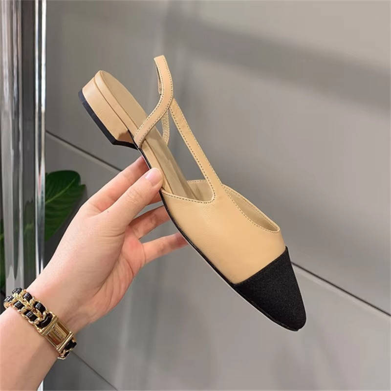 Coralie | Cap-Toe Slingback Orthopedic Flats for Women