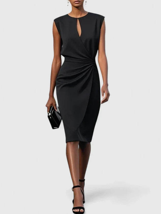 Sienna | Elegant Draped Wedding Guest Dress