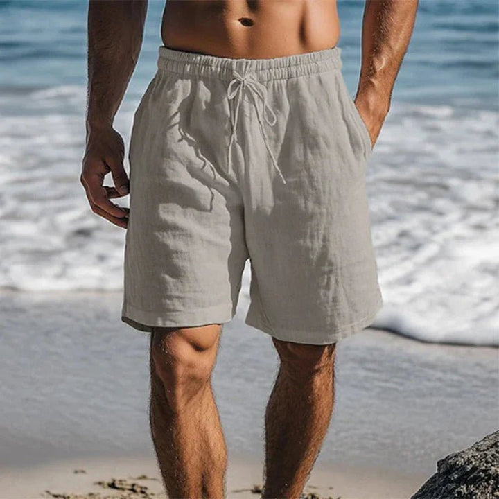 Coastal | Men's Linen Drawstring Shorts