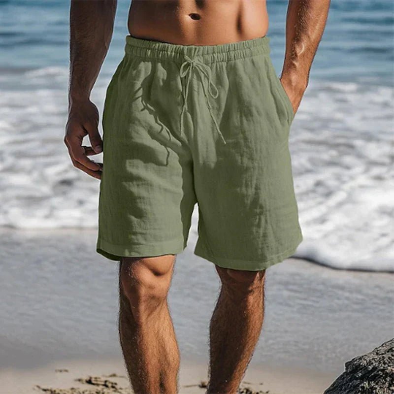 Coastal | Men's Linen Drawstring Shorts