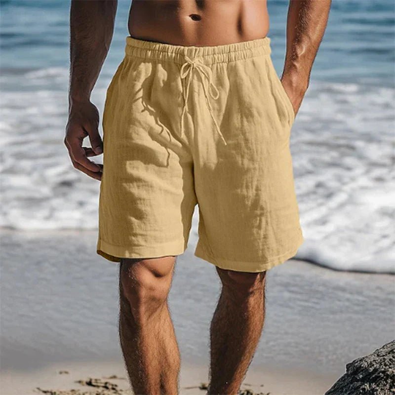 Coastal | Men's Linen Drawstring Shorts