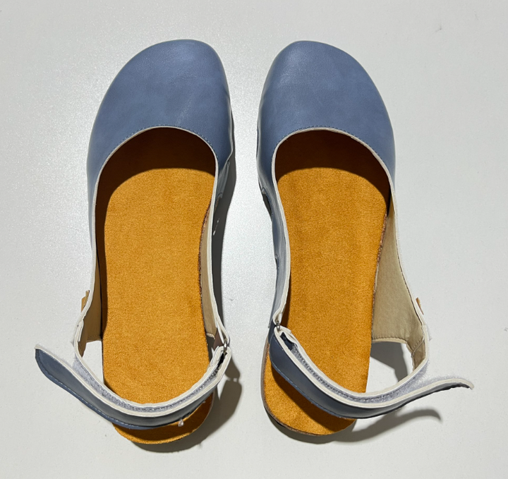 Avena | Slingback Leather Orthopedic Flats for Women