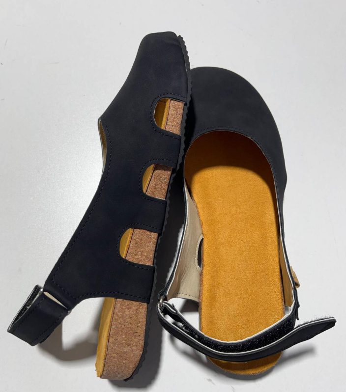 Avena | Slingback Leather Orthopedic Flats for Women