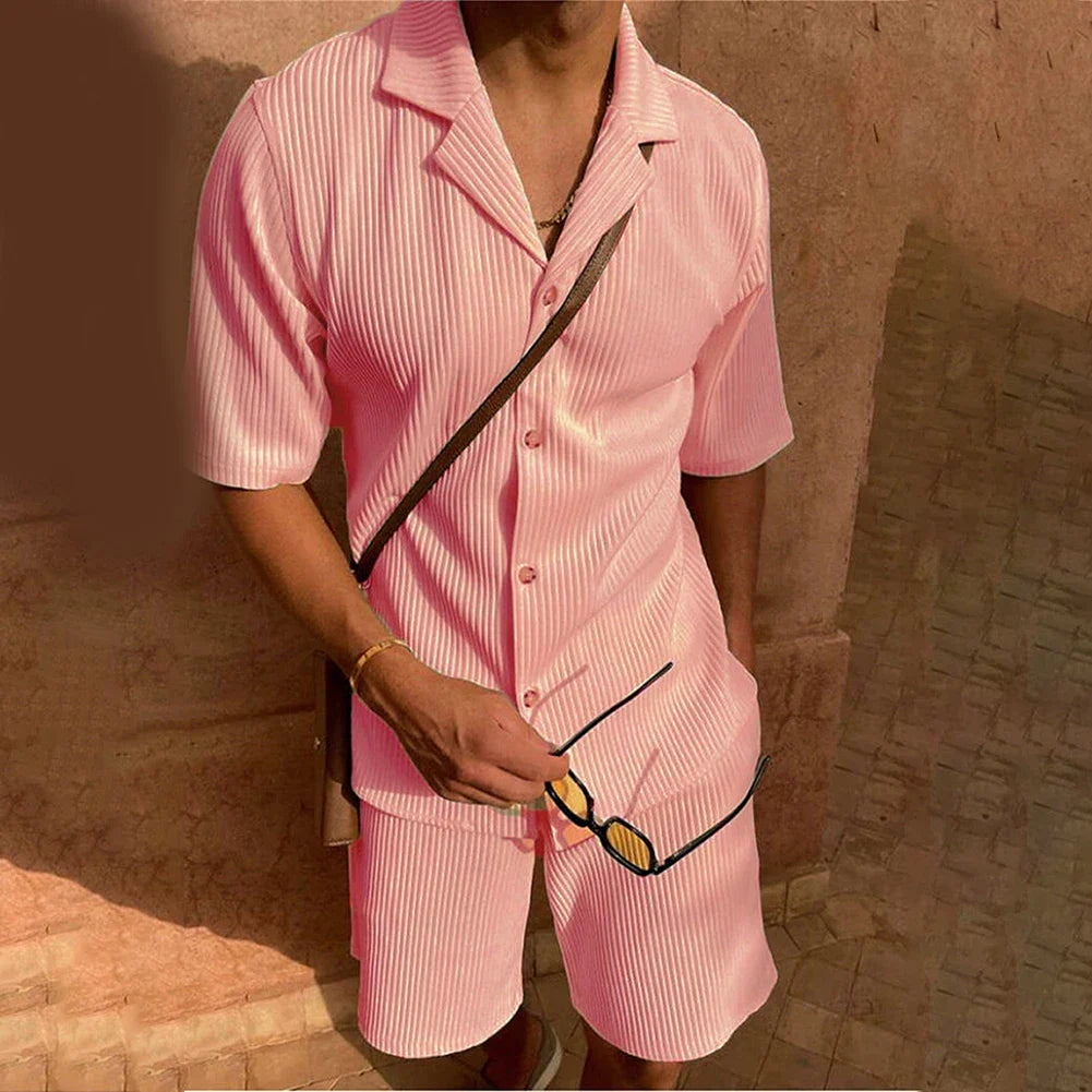 Riviera | Men's Ribbed Resort Co-ord Set