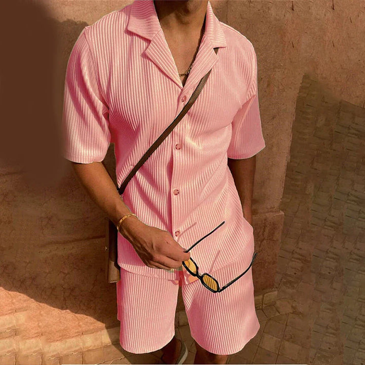 Riviera | Men's Ribbed Resort Co-ord Set