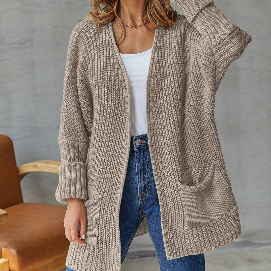 Sage | Oversized Open Front Chunky Knit Cardigan