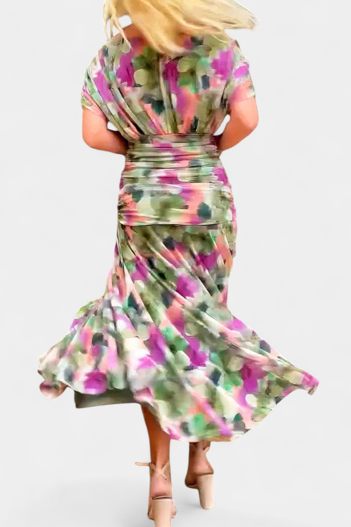 Amara | Elegant Off-Shoulder Wedding Guest Dress