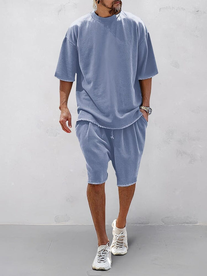 Greyson | Men's Oversized Raw Hem Co-ord Set