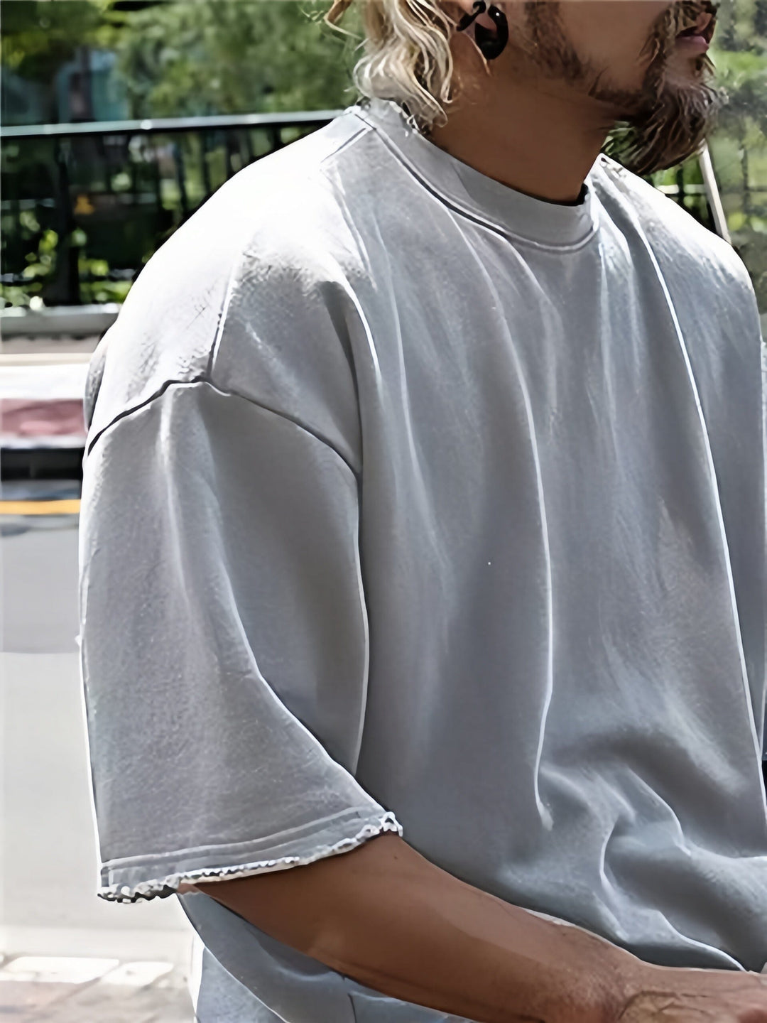 Greyson | Men's Oversized Raw Hem Co-ord Set