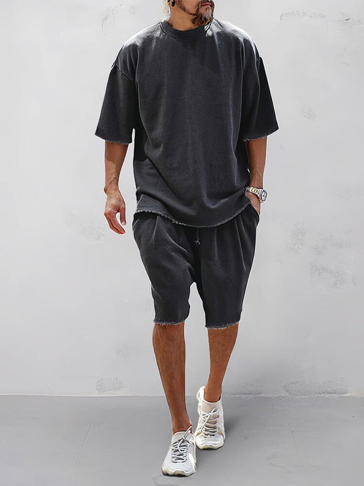 Greyson | Men's Oversized Raw Hem Co-ord Set