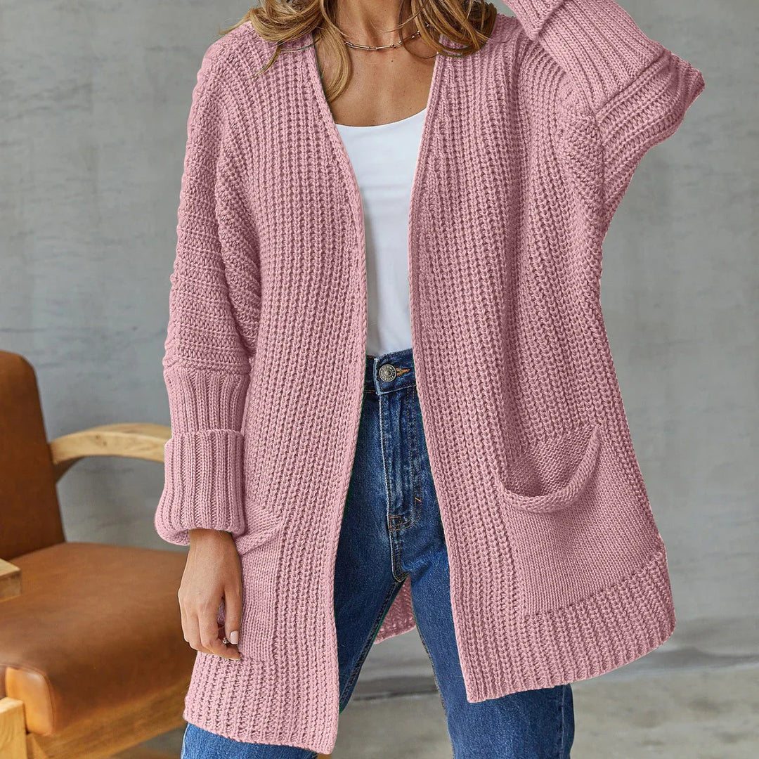 Sage | Oversized Open Front Chunky Knit Cardigan