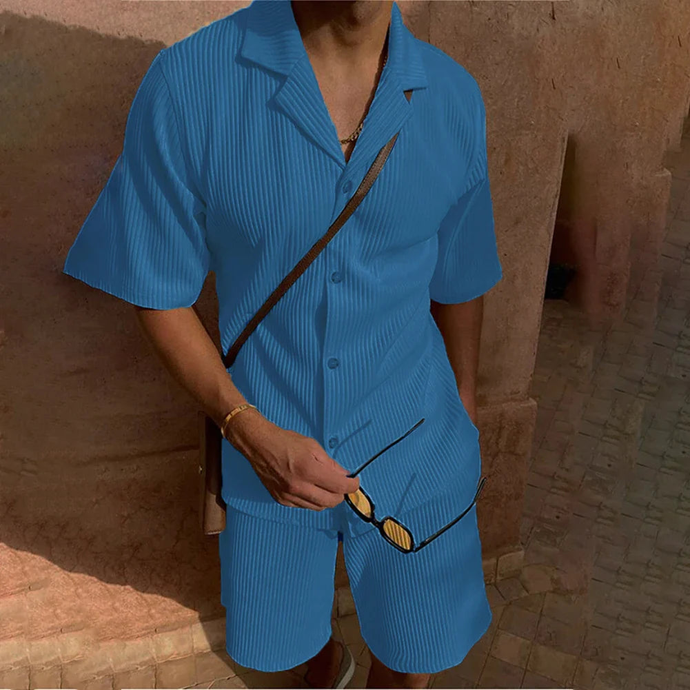 Riviera | Men's Ribbed Resort Co-ord Set