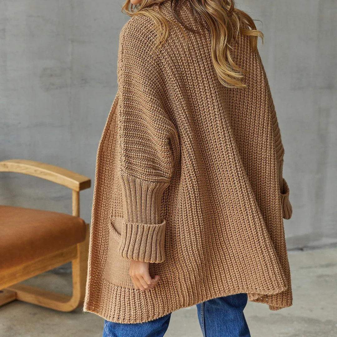 Sage | Oversized Open Front Chunky Knit Cardigan