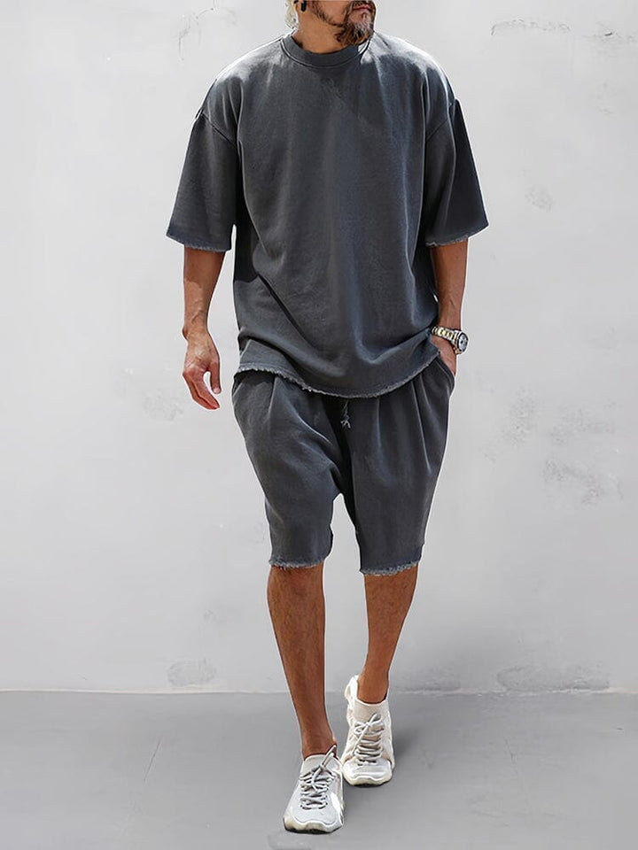 Greyson | Men's Oversized Raw Hem Co-ord Set