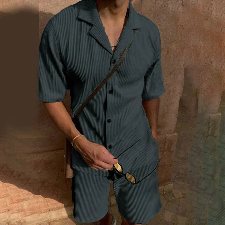Riviera | Men's Ribbed Resort Co-ord Set