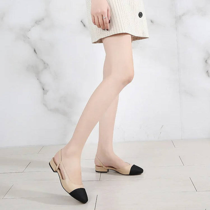 Coralie | Cap-Toe Slingback Orthopedic Flats for Women